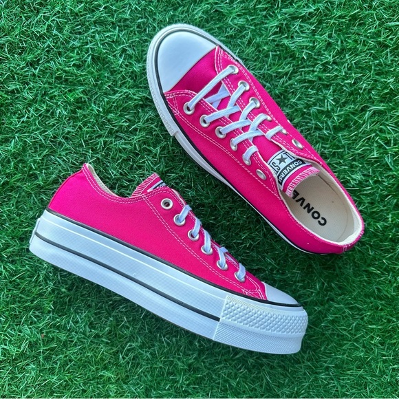 🎁Converse Chuck Taylor All Star Ctas Lift Hi Cerise Pink - Picture 10 of 10